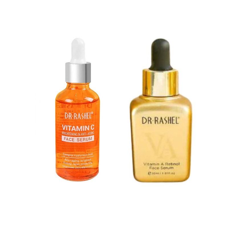 SERUM VITAMINA C 50ML + SERUM RETINOL - DR RASHEL