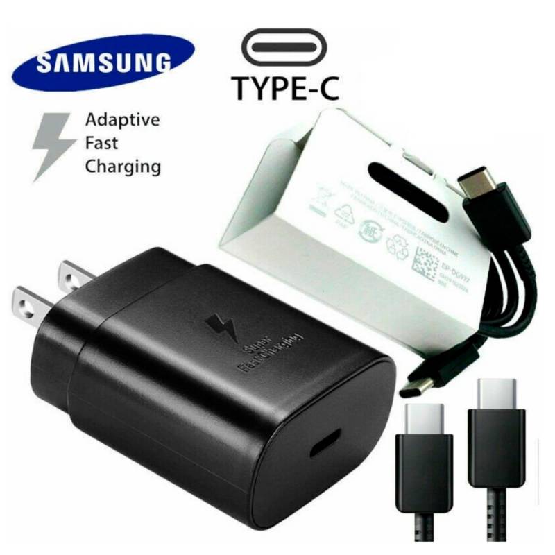 CARGADOR SAMSUNG 25W CARGA SÚPER RÁPIDA ADAPTADOR USB-C