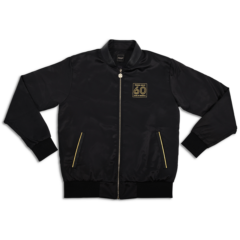 Marshall 60th Anniversary Satin Bomber Jacket (X Large)