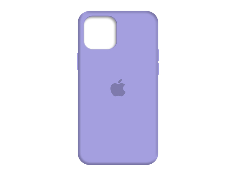 CASE SILICONA IPHONE 11  LILA + MICA DE VIDRIO COMPLETO