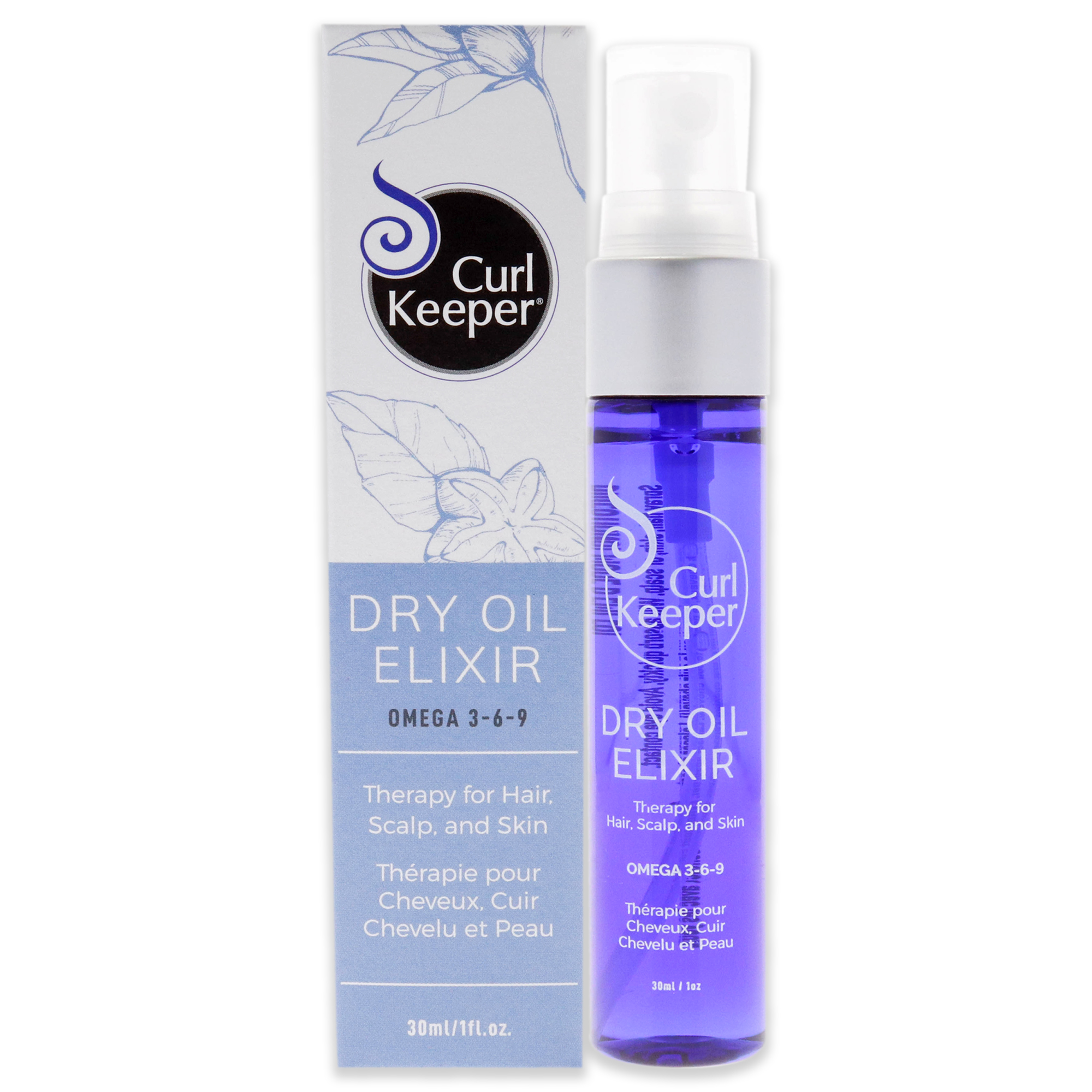 Dry Oil Elixir by Curl Keeper for Unisex - 1 oz Oil