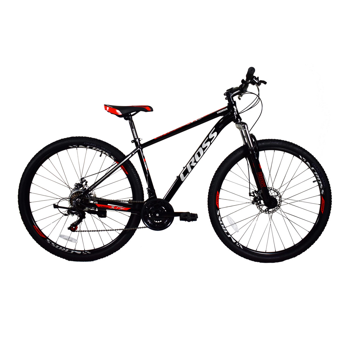 CROSS BICICLETA MTB 27.5 VIGOROUS 21V BK/RED