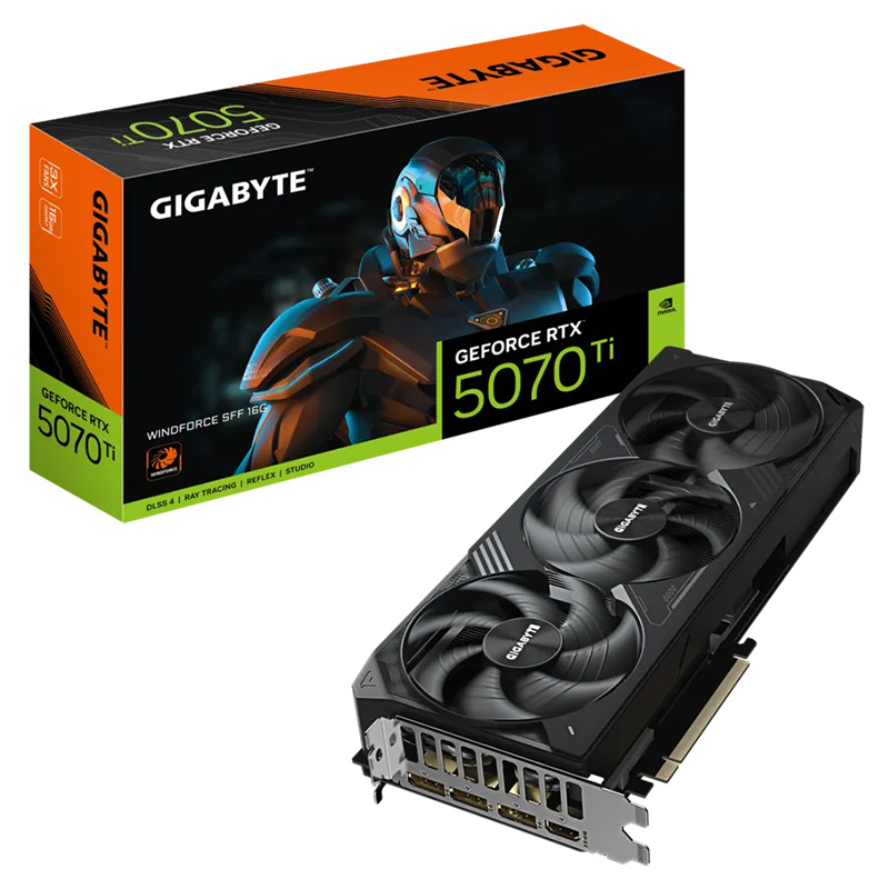 Gigabyte GeForce RTX 5070 Ti WindForce SFF 16G Graphics Card