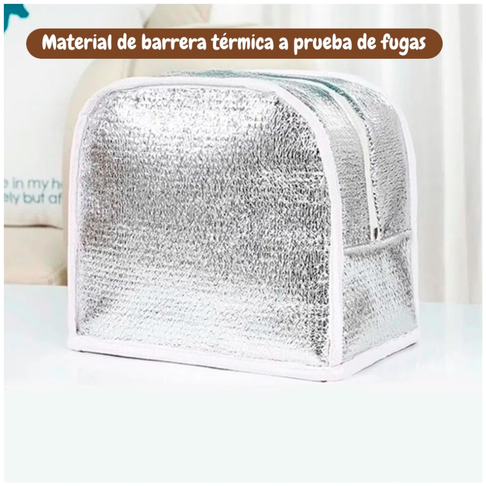 LONCHERA TÉRMICA FIAMBRERA PORTÁTIL PARA NIÑOS PANDA ROSA 52L