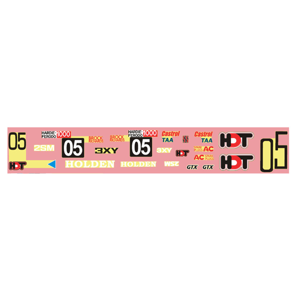 DDA 1:24 Scale A9X Torana 1978 Bathurst Winner Decal Kit For Holden Model