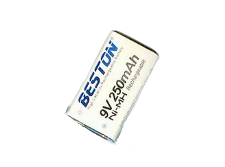 BATERÍA RECARGABLE BESTON 9V 250MAH ALTA DURACIÓN