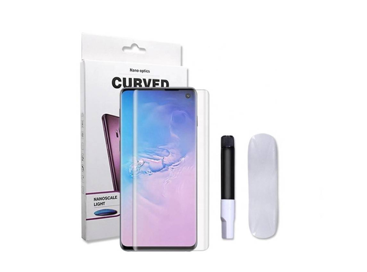 PACK 2 UND MICA DE VIDRIO TEMPLADO UV PARA SAMSUNG  S8 PLUS - TRANSPARENTE