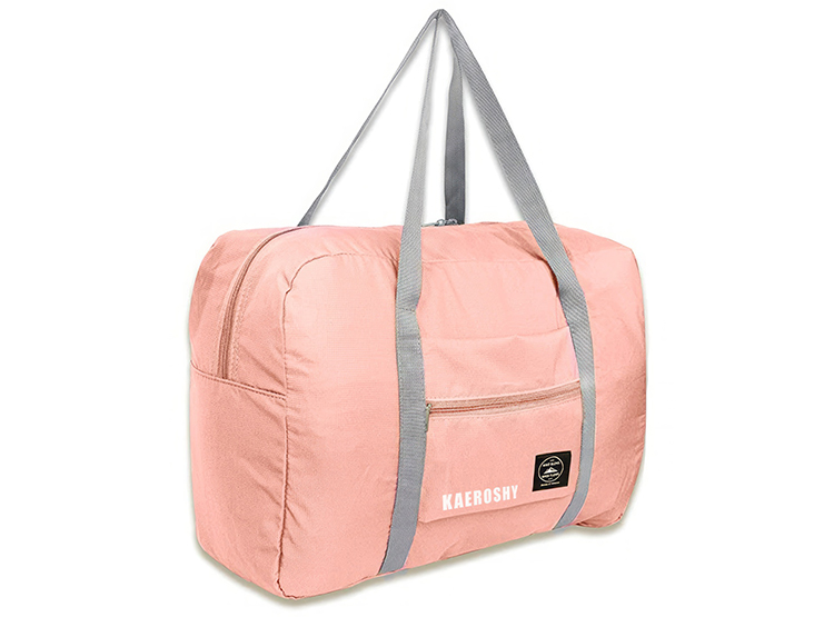 BOLSO VIAJERO PLEGABLE 30L PARA VIAJES Y DEPORTE - ROSADO | ROSADO