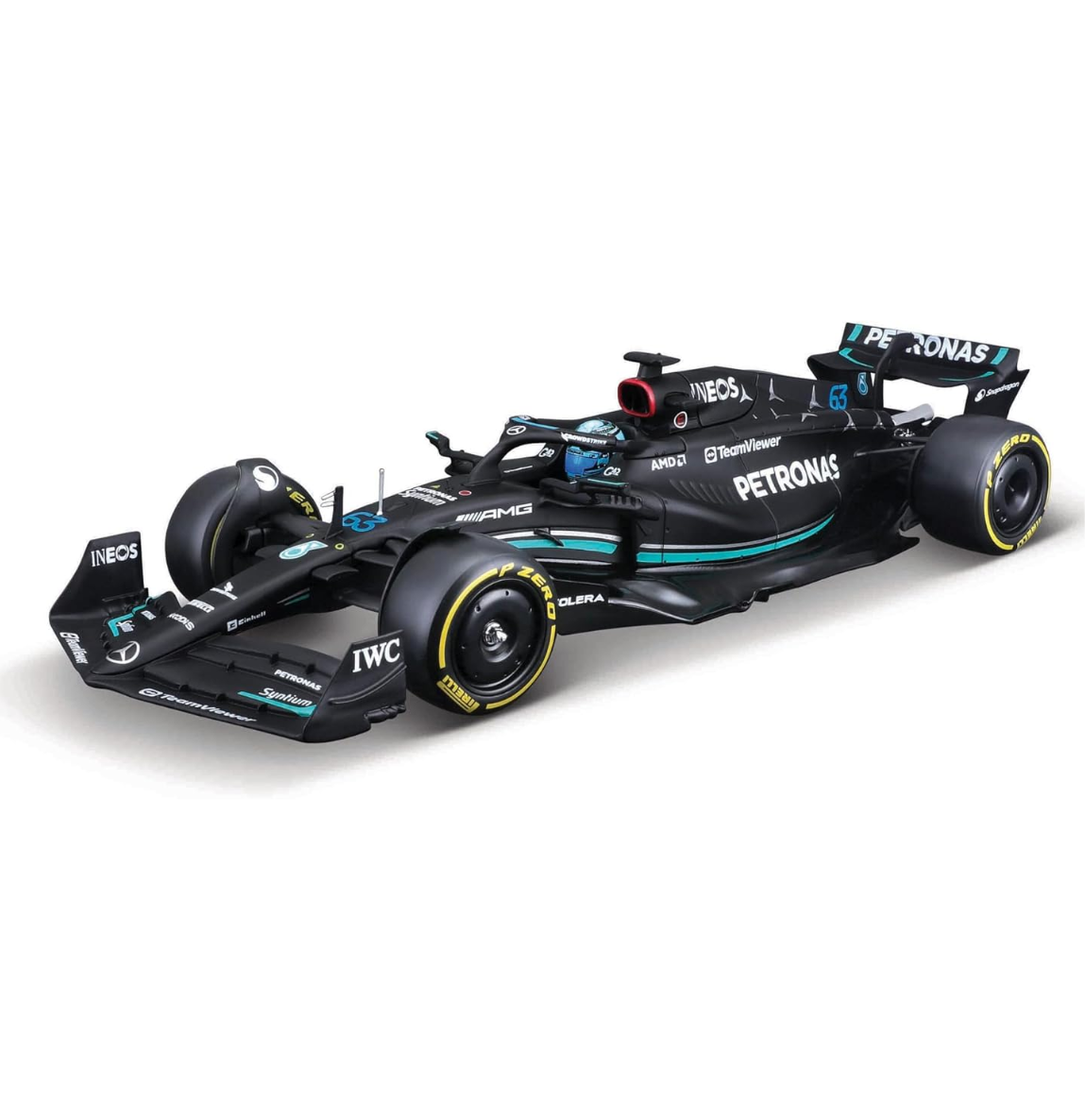 Bburago 1/24 Mercedes W14 #63 Russell Diecast