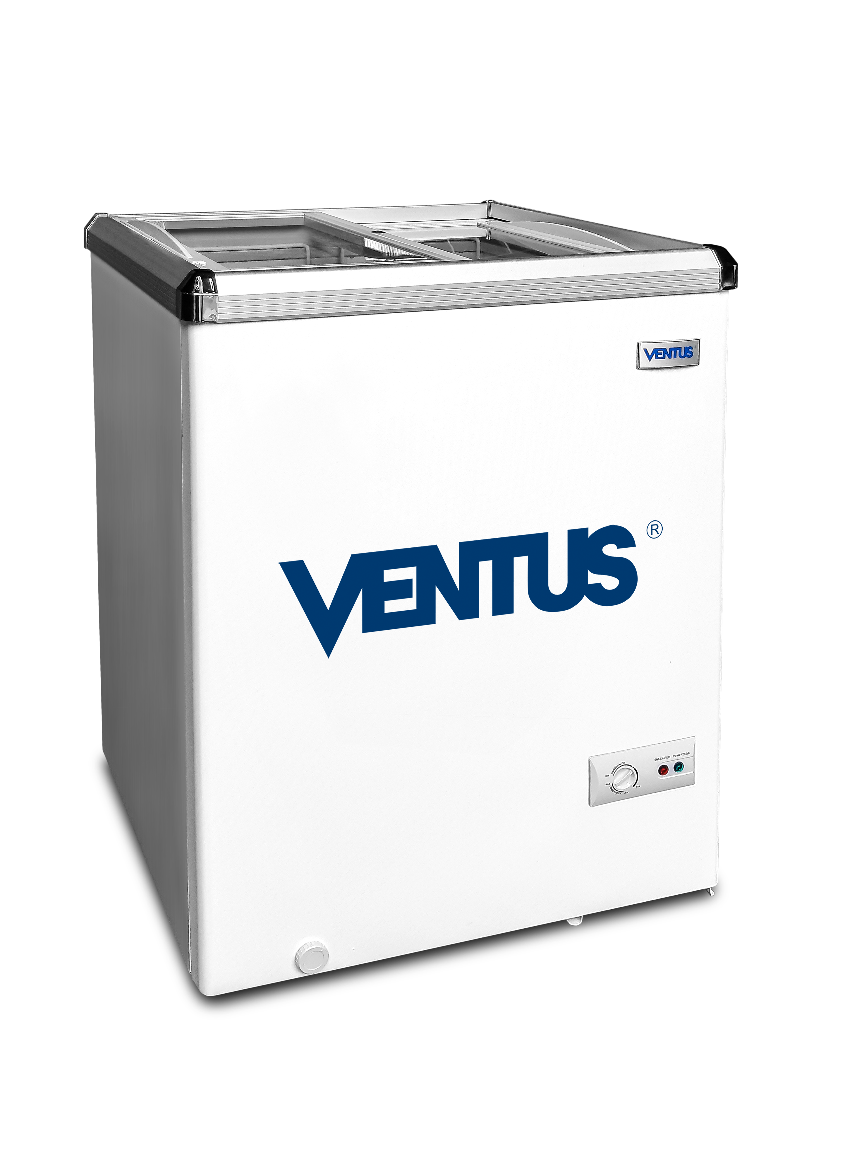 VENTUS CONSERVADORA TAPA VIDRIO CTV-110 BLANCO 110L