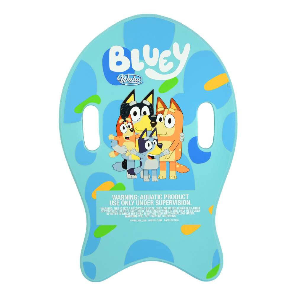 BLUEY Bluey 44cm Kick Board Floating Foam Swimming Pool/Water Float for