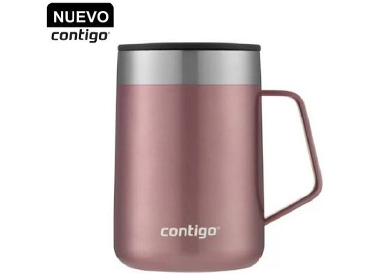 TAZA TÉRMICA CONTIGO STREETERVILLE ROSADO 414 ML