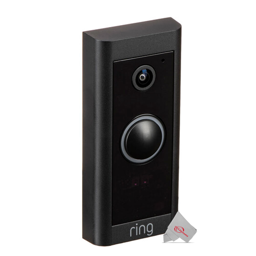 Ring 1080p Wired Video Doorbell &lpar;Black&rpar;