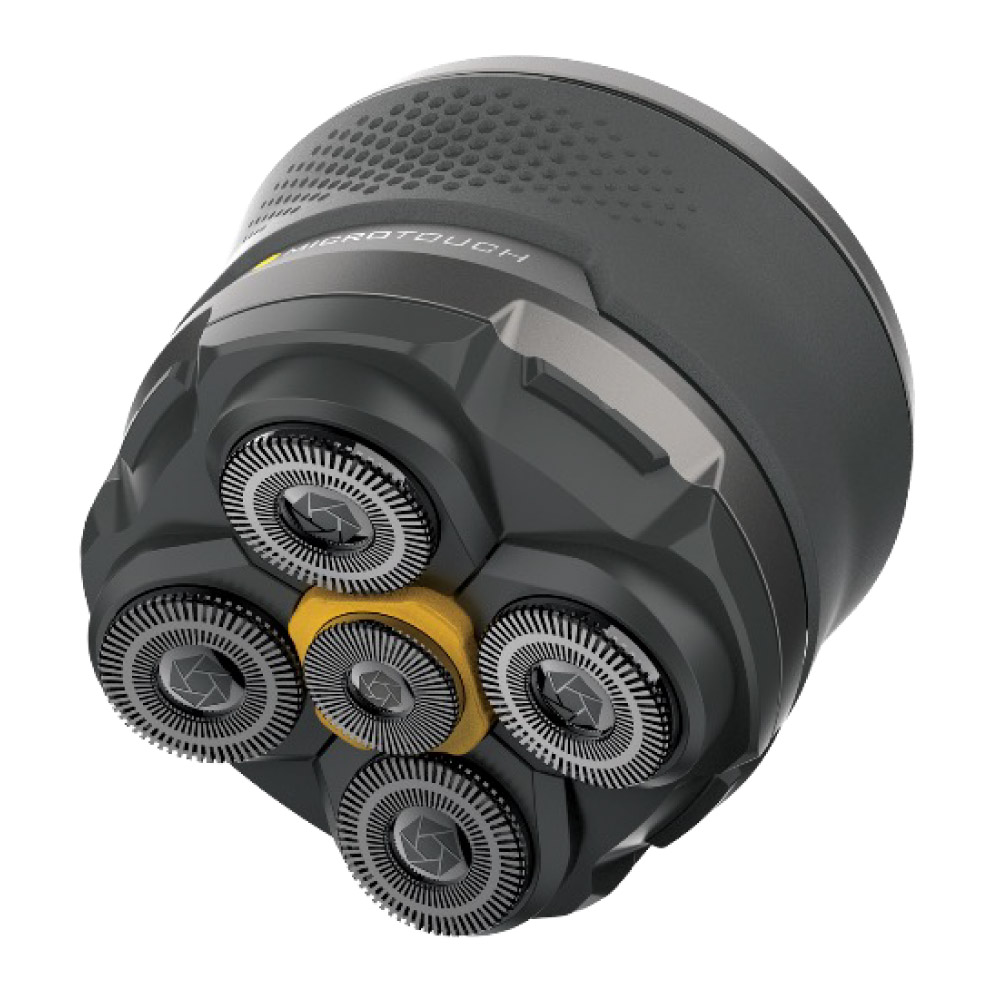 Microtouch Titanium Headshaver - Cordless Razor, Hypoallergenic, Rechargeable