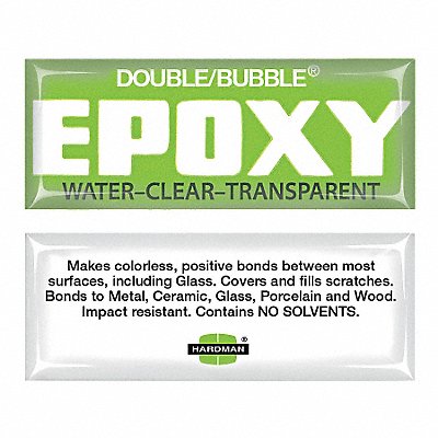 Epoxy Adhesive 3.5g Packet Clear Work Life 1 hr.