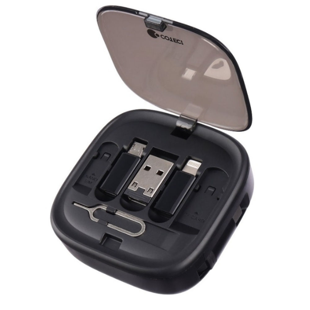 COTECi TravelMate 6-in-1 Cable Organizer Box