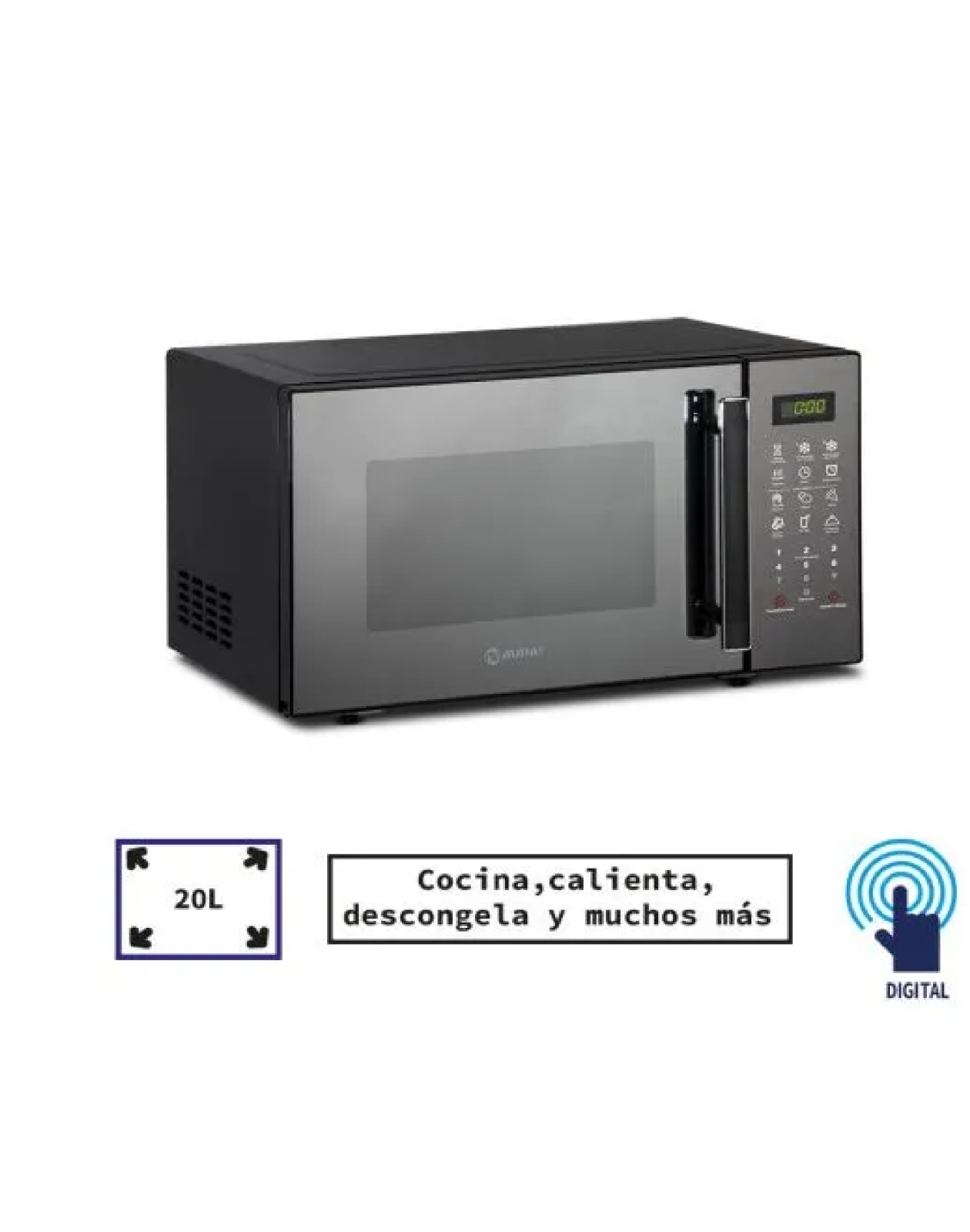 HORNO MICROONDAS MIRAY HMM-21N