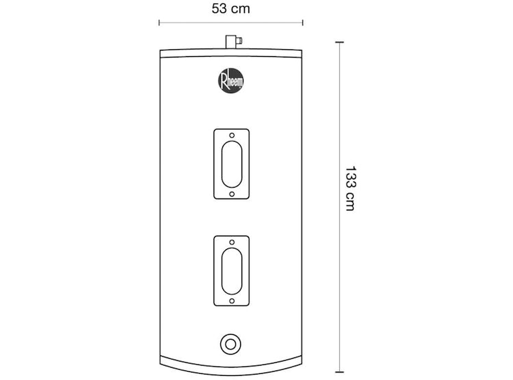 TERMA ELÉCTRICA 152 L RHEEM | GRIS