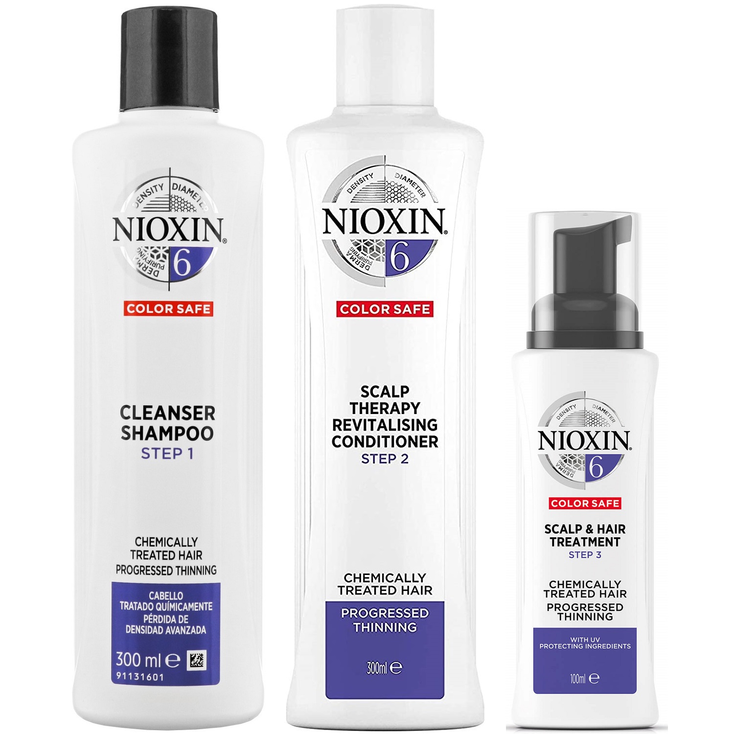 TRATAMIENTO DENSIFICADOR PARA CABELLO TRATADO QUÍMICAMENTE NIOXIN-6