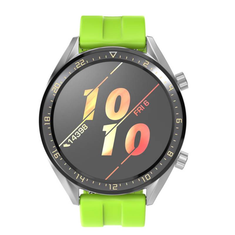 CORREA SILICONA SPORT 2 PARA HUAWEI WATCH GT3 46MM - VERDE LIMON