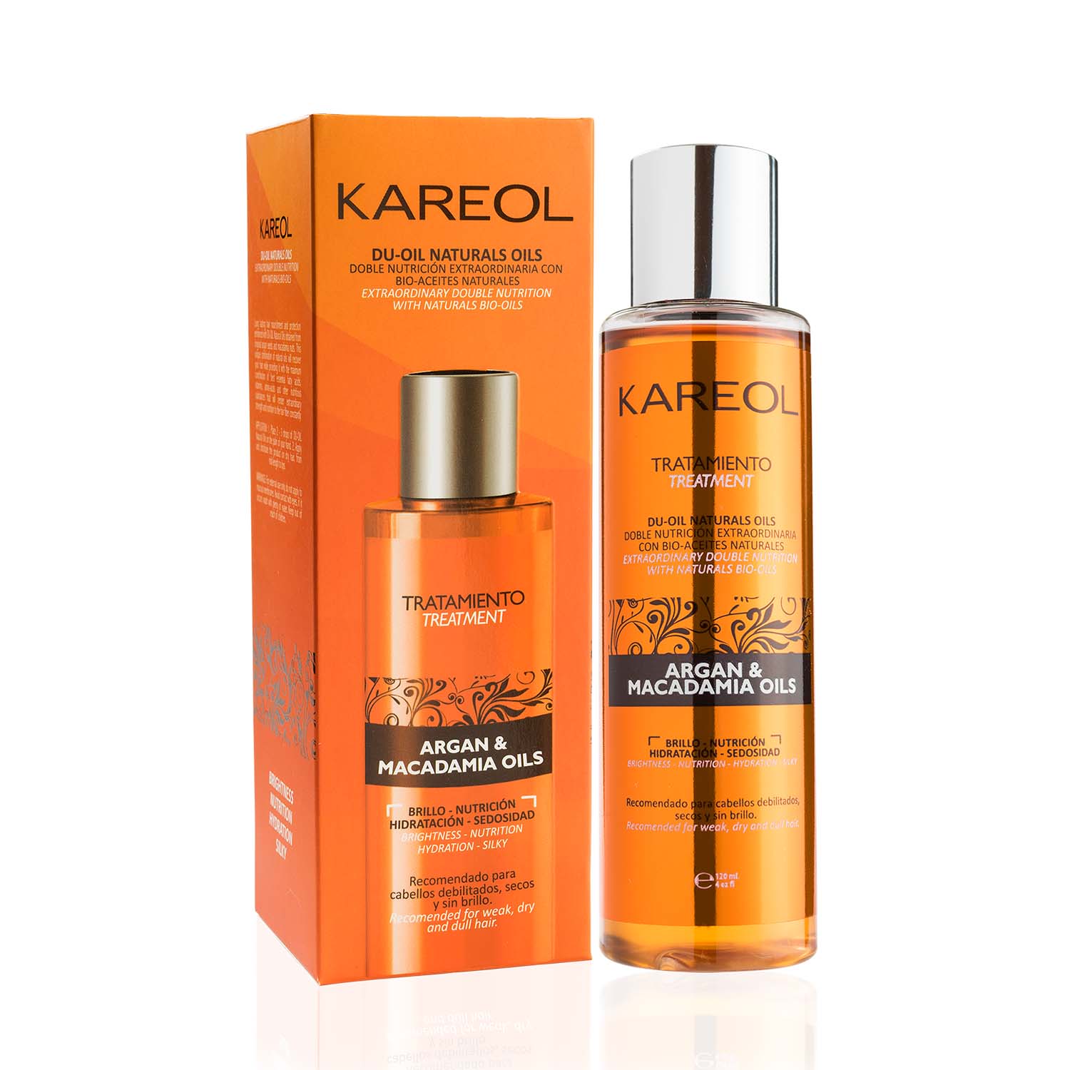 TRATAMIENTO KAREOL - DU-OIL ARGÁN Y MACADAMIA X 120 ML