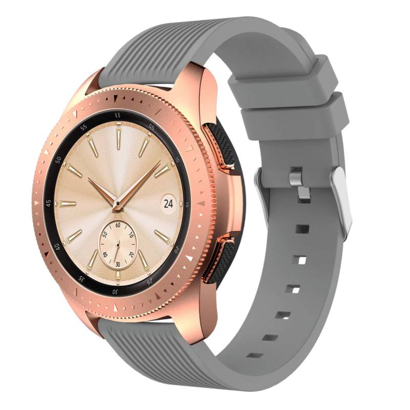 CORREA SILICONA PARA SAMSUNG WATCH 6 / 6 CLASSIC - PLOMO