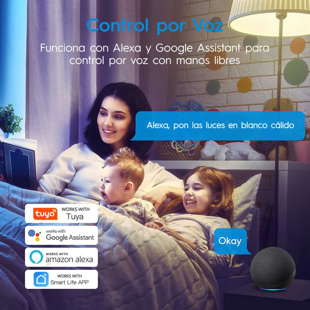 FOCO INTELIGENTE WIFI DOHOME MSL100 PACK 2