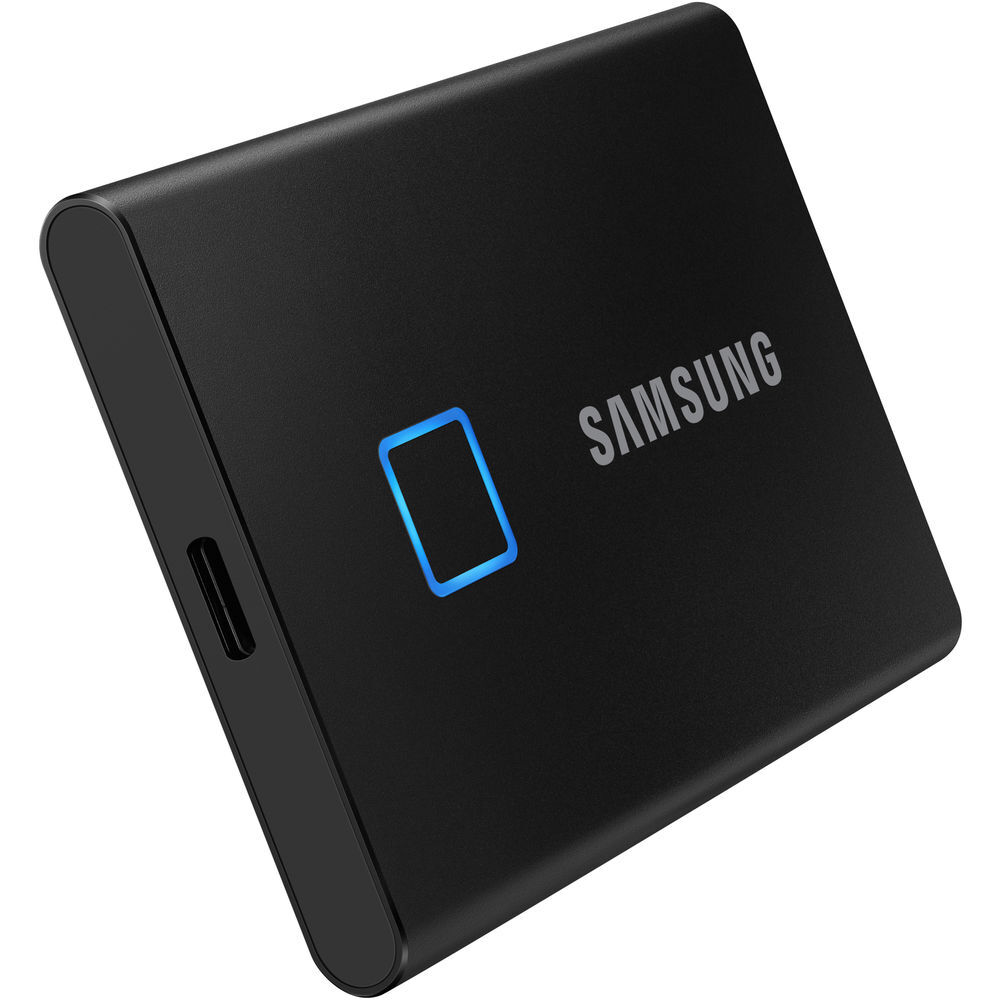 ALMACENAMIENTO EXTERNO PORTÁTIL SAMSUNG T7 TOUCH SSD DE 2TB USB-C 3.2 BLACK