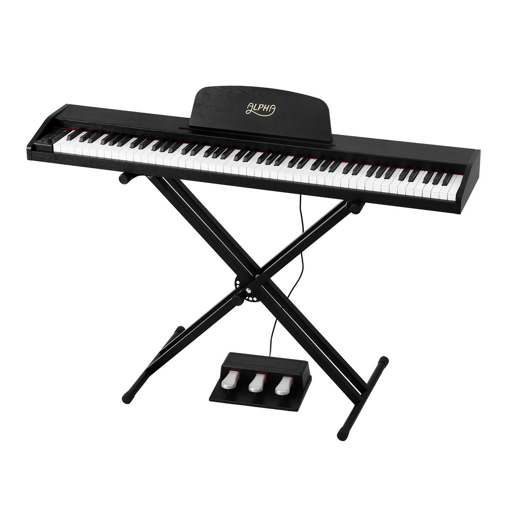 Alpha 88 Keys Digital Piano Keyboard Electronic with Stand