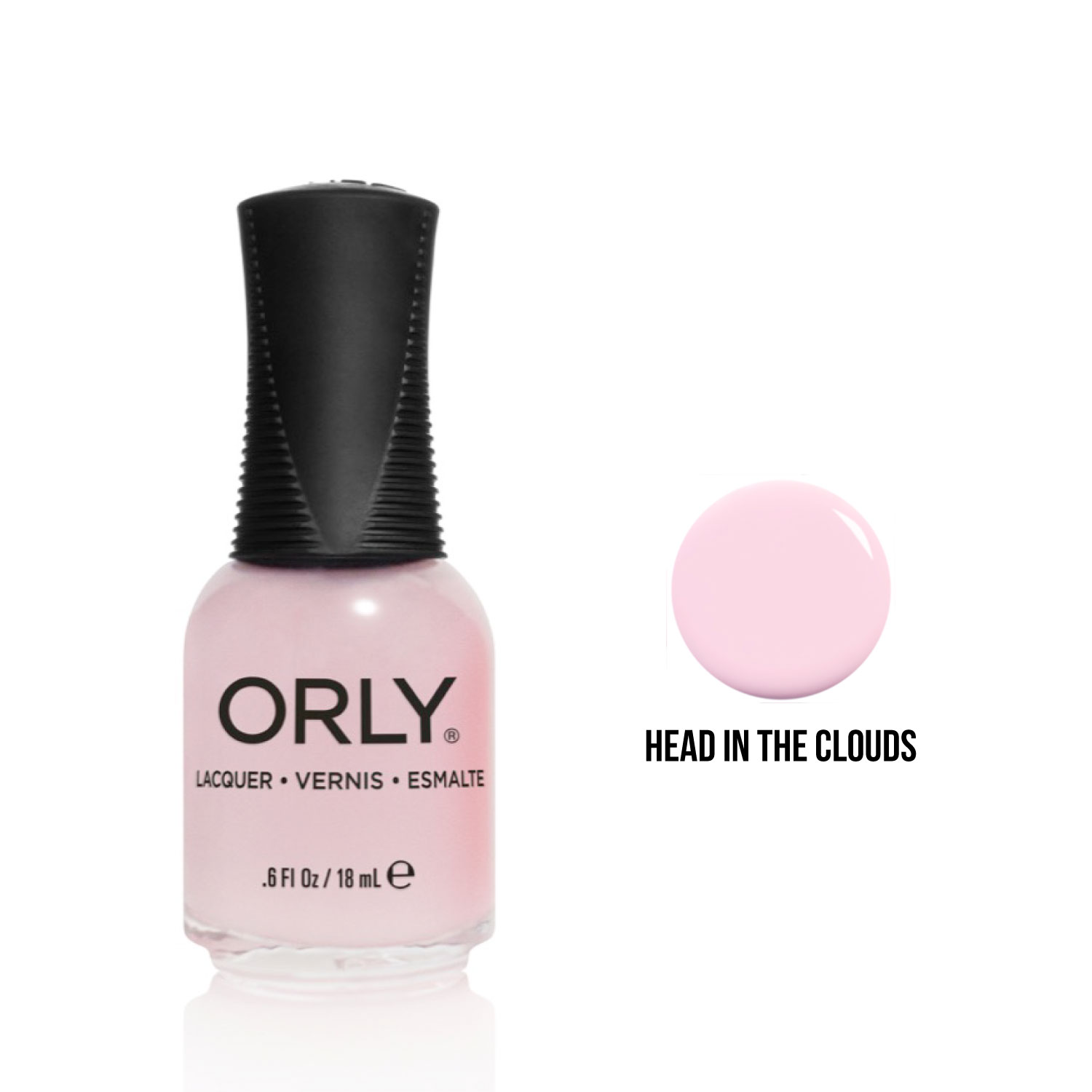 ESMALTE ORLY HEAD IN THE CLOUDS FRASCO 18 ML