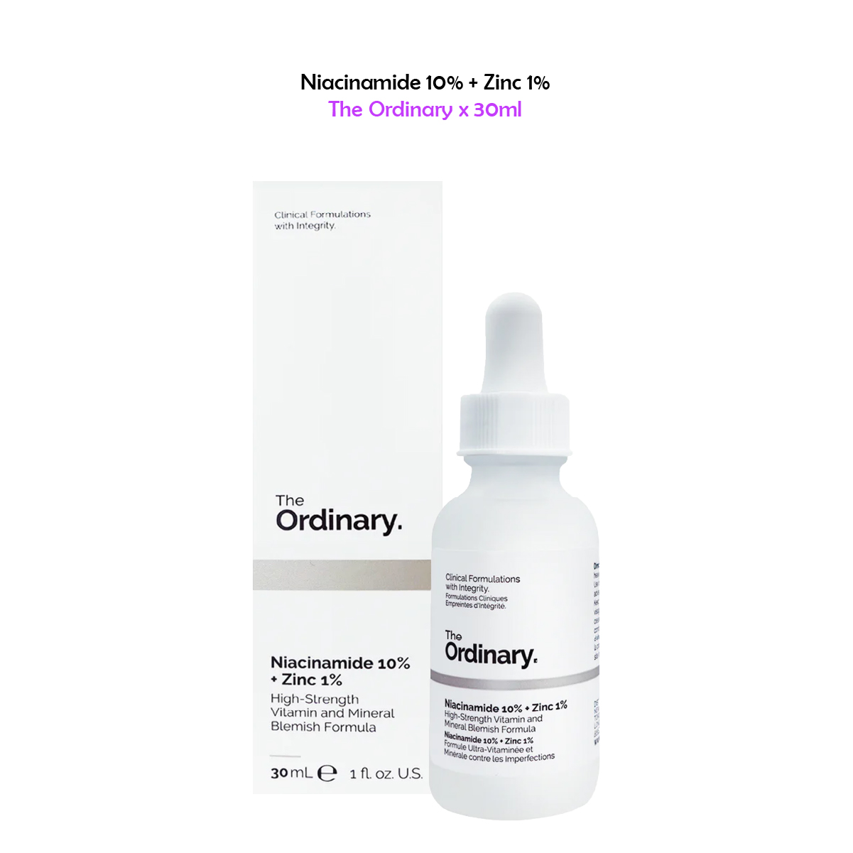 THE ORDINARY - NIACINAMIDE 10% + ZINC 1%