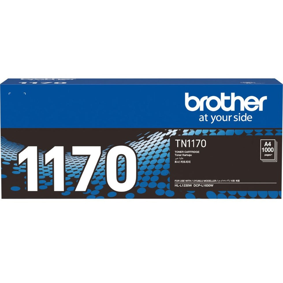 Brother TN-1170 Toner Ink Cartridge Black Genuine Original TN1070