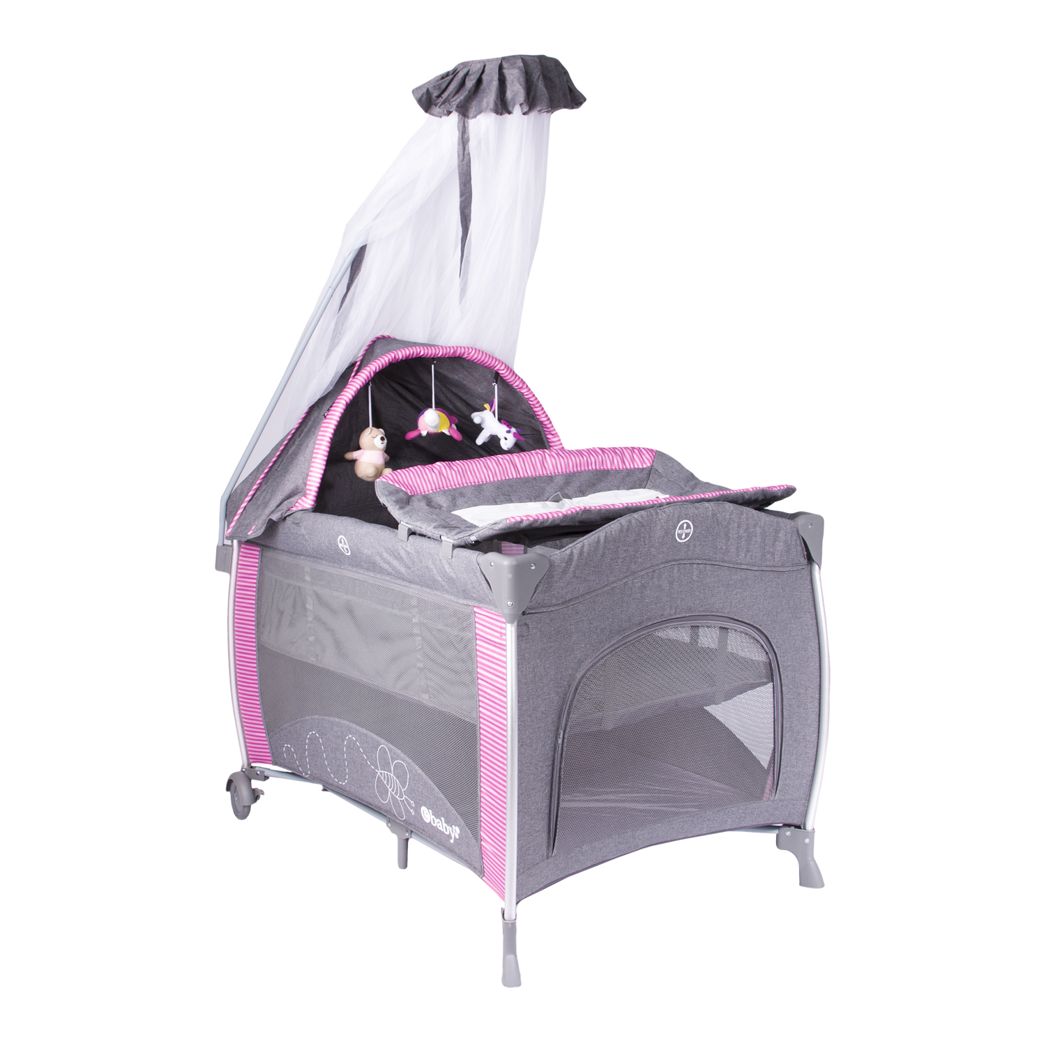 EBABY CUNA CORRAL NOA ROSADO