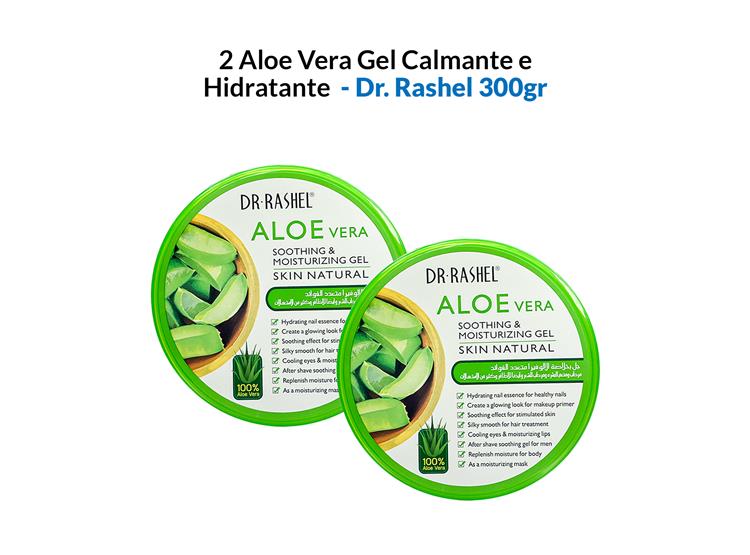 2 ALOE VERA GEL CALMANTE E HIDRATANTE 300GR – DR. RASHEL