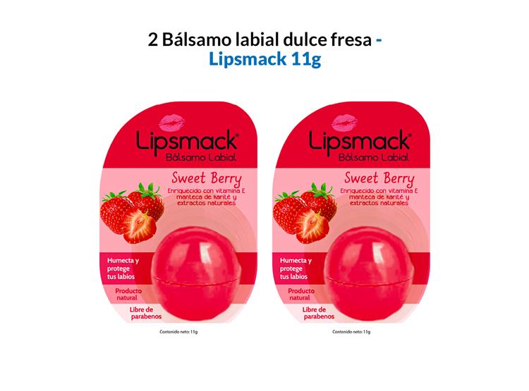 2 BÁLSAMO LABIAL DULCE FRESA 12.5G – PORTUGAL