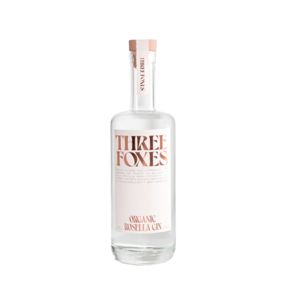 Three Foxes Organic Rosella Gin 700ml