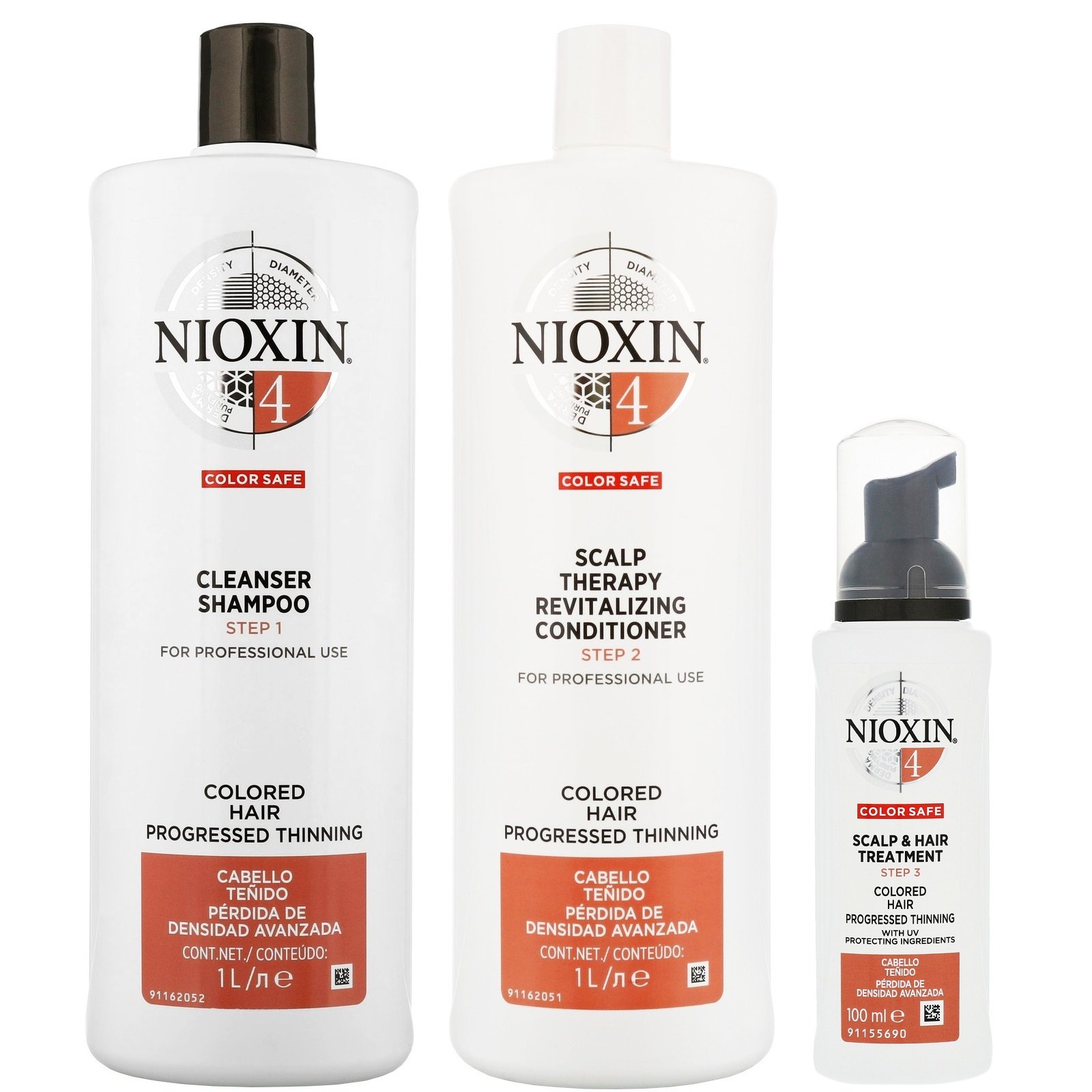 TRATAMIENTO DENSIFICADOR PARA CABELLO TEÑIDO 1000ML NIOXIN-4