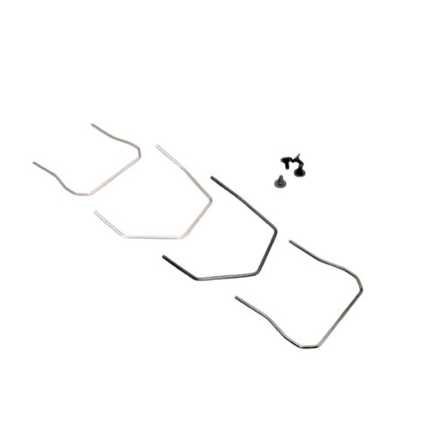 Traxxas Front and Rear Sway Bar Kit (Hard and Soft) with Screws
