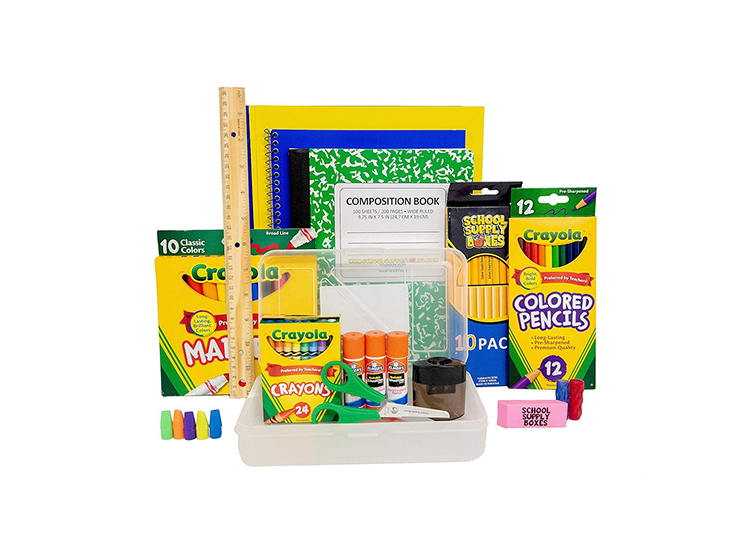 KIT DE SUMINISTROS ESCOLARES ESENCIALES PARA EL REGRESO A CLASES - 32 PIEZAS