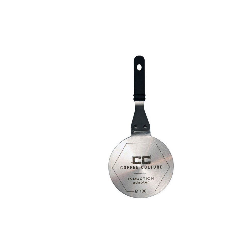 Coffee Culture Stainless Steel Induction Stove Plate For Moka Pot 13cm (Black)