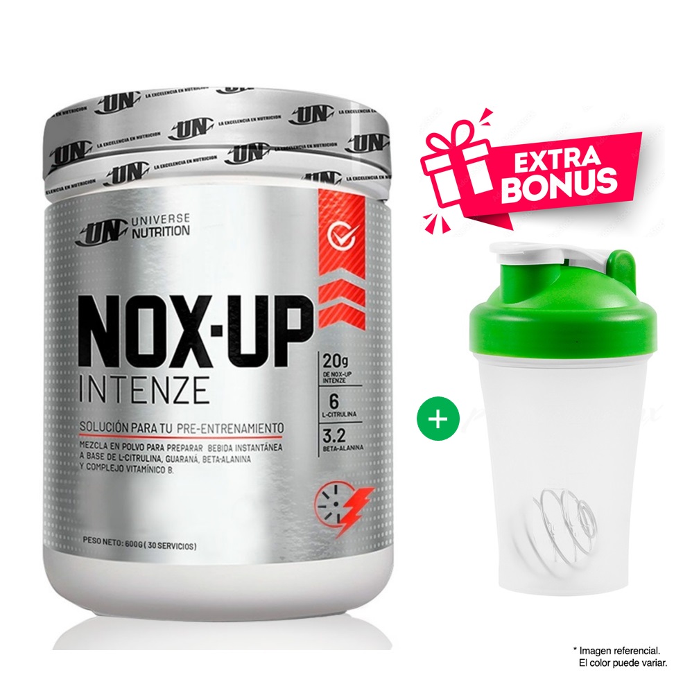 PRE ENTRENO NOX UP INTENZE 600 G. CITRUS PUNCH