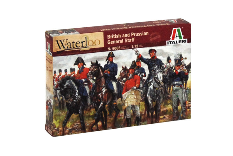 Italeri 1/72 Waterloo British and Prussian General Staff Napoleonic Wars