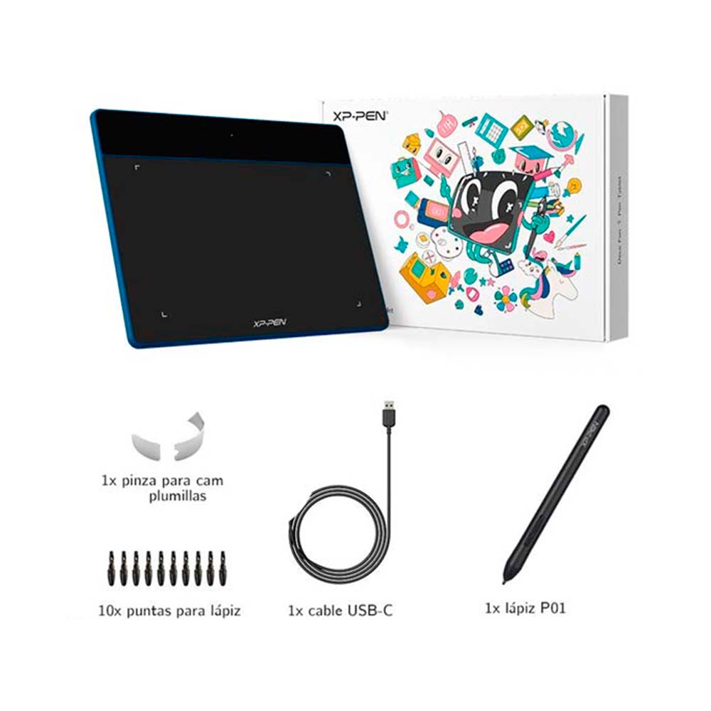 TABLETA GRAFICA XP-PEN DECO FUN S CT640 SPACE BLUE