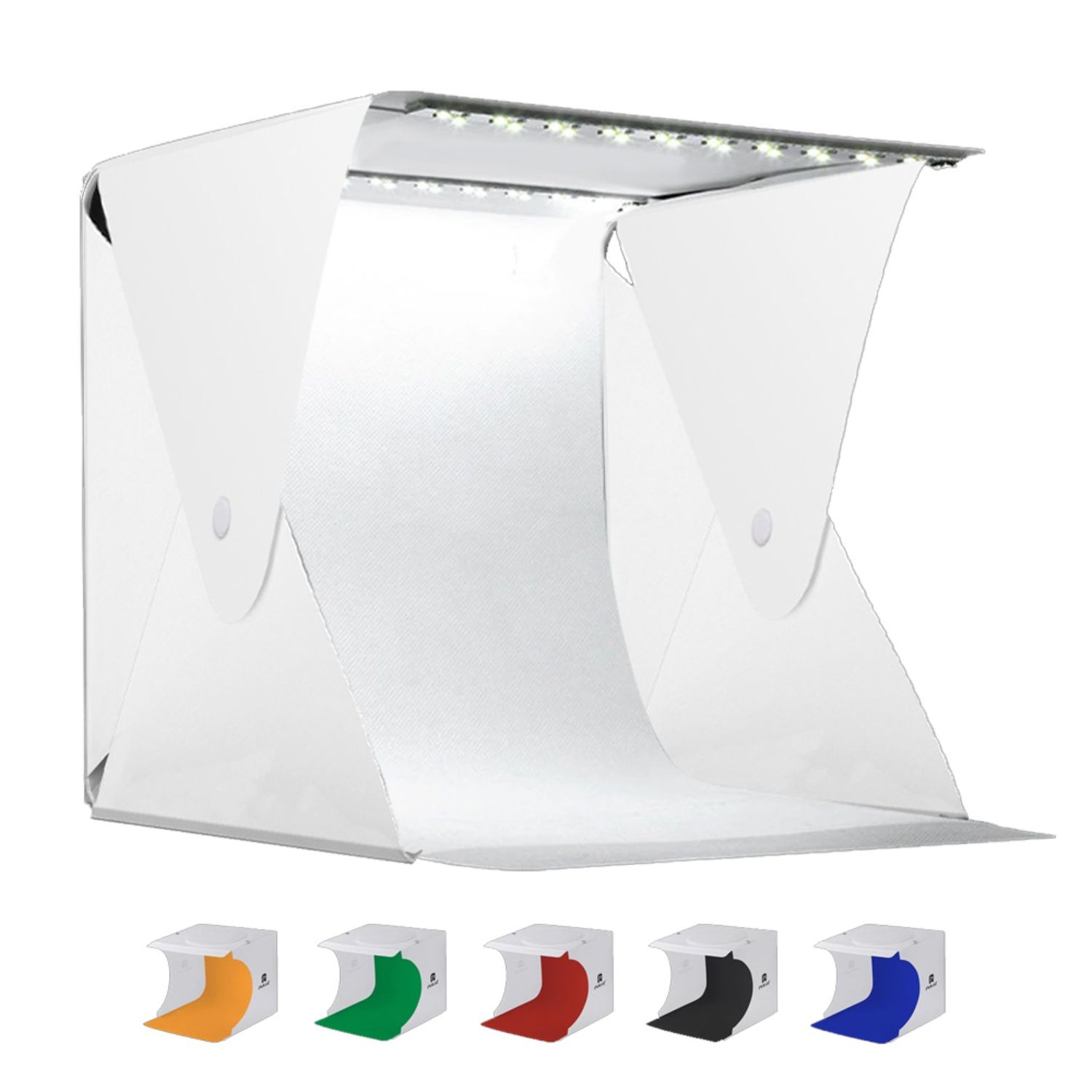 ESTUDIO FOTOGRAFICO MOD2 PORTATIL CON DOBLE TIRA LED