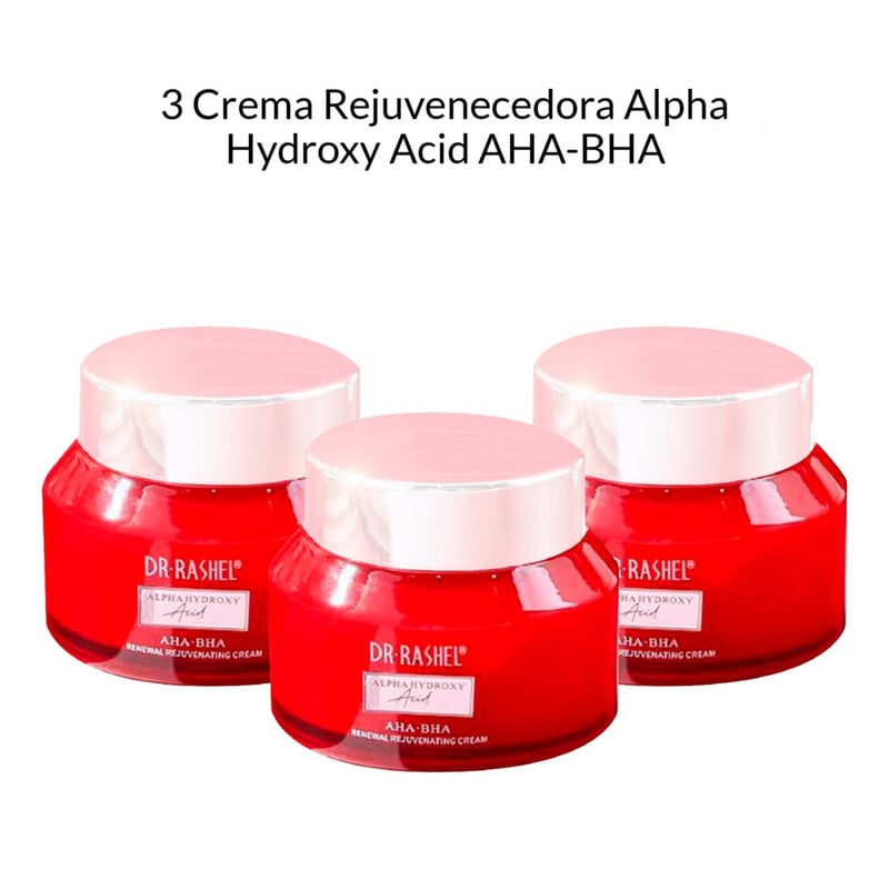 CREMA REJUVENECEDORA ALPHA HYDROXY ACID AHA-BHA DR RASHEL 03 UNIDAD