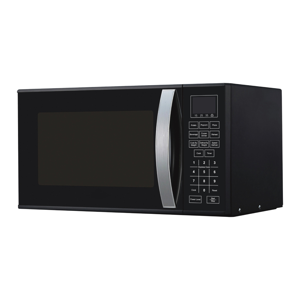 Heller Microwave Oven 25L 900W Digital 10 Power Levels Black Glass Turntable