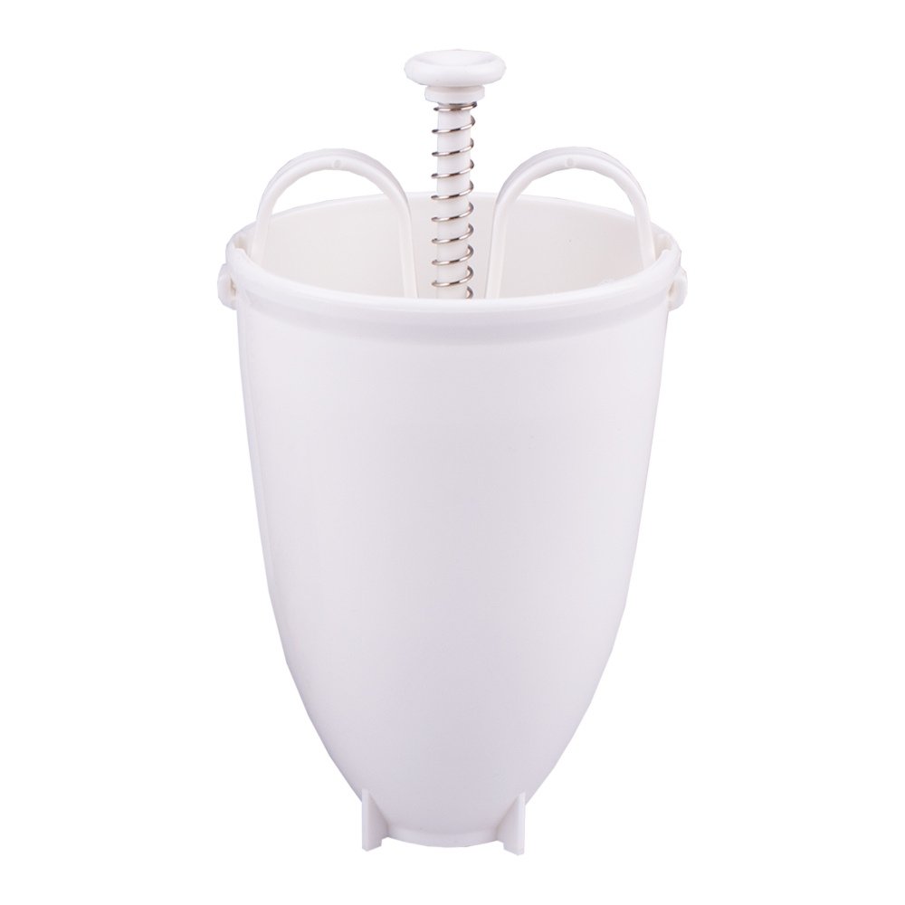 Appetito Plastic DIY Doughnut Maker Home Kitchen Cooking (White)