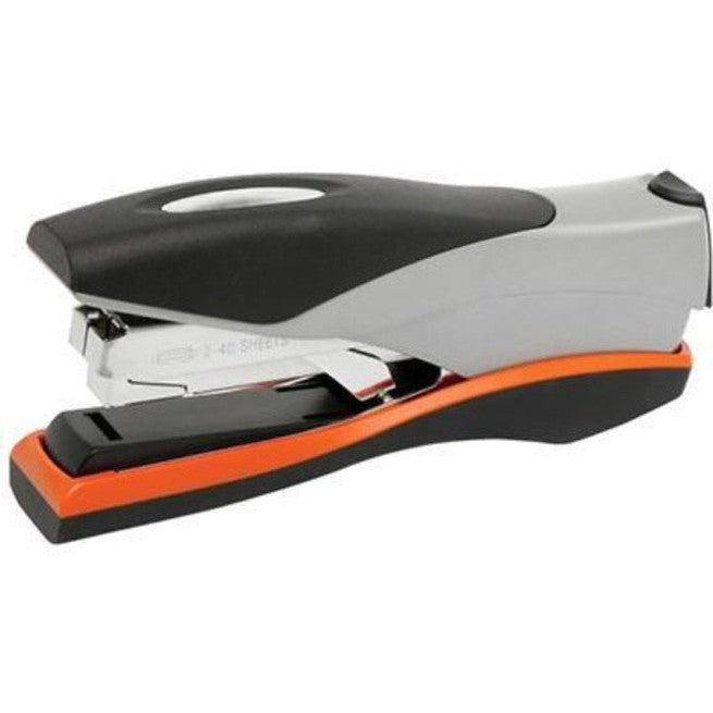 Rexel Optima Low Force Full Strip Stapler 40 Sheet Orange/Silver