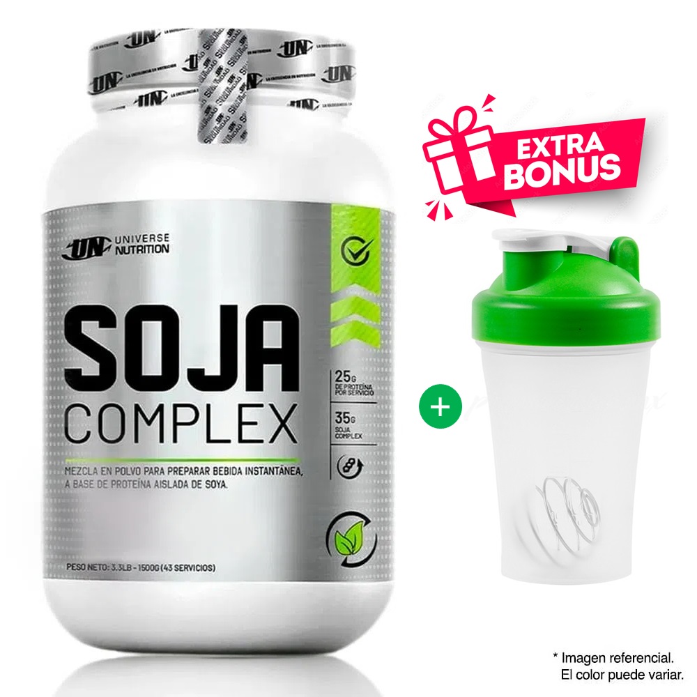 SOJA COMPLEX 1.5KG UN - VAINILLA PROTEÍNA DE SOYA