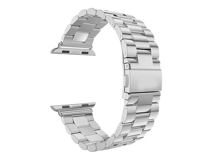 CORREA METALICA ESLABON PARA APPLE WATCH 41MM - PLATA